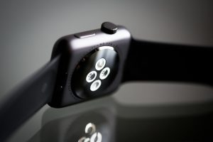 black and silver car gear shift lever